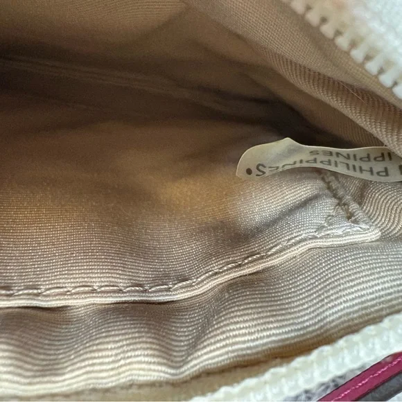 Coach Polka Dot Wristlet with Pink Trim - Picture 4 of 5